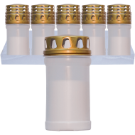 Candelă albă cu capac T-30LL 20 buc